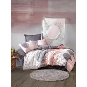 Double Bed Set Leron Grey - Made In Turkey