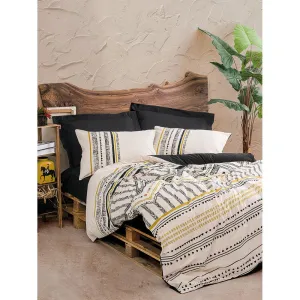 Double Bed Set Elvira Black - Made In Turkey