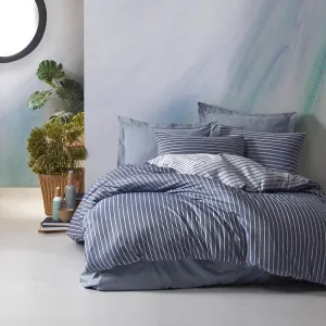 Double Bed Set Bamboo Blue - Made In Turkey