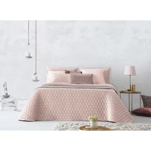 2Pcs Single Bedspread 180*270 Naroa Rose - Made In Spain