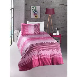 3Pcs Quilted Duvet Cover 160*220 Lp Energy Fuschia - Made In Turkey