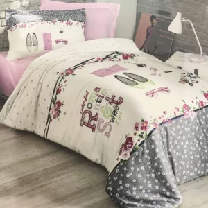 3Pcs Quilted Duvet Cover 160*220 Lp Jewels - Made In Turkey