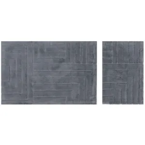 Bellucci Loren Dark Grey 2 Set Bathmat