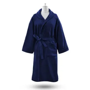 Navy Robe 100% Cotton