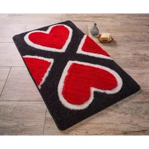Bath Mat Confetti Mari 60X100 Black