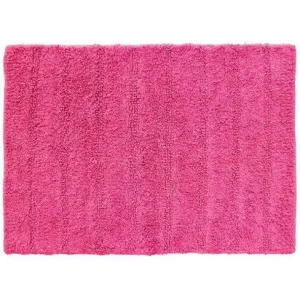 Bath Mat 50 X 70 Cm Plain Cotton Essencia Fuchsia