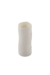 Glossy and Matt White Breadstick Holder Modern New Bone China Tableware