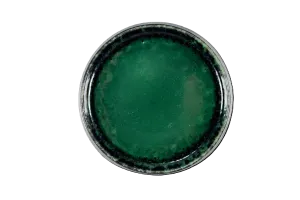 Round Black and Green Dessert Plate, Stoneware, Unique Modern Tableware