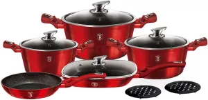 Berlinger 6 pcs knife set w cutting board, Deep Sea