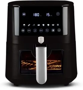 Berlinger Air fryer, 8L,window, Matte Black 1650W