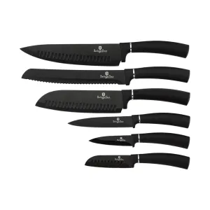 Berlinger 6 pcs knife set, Black Vantage/Matte Black