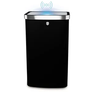 Berlinger Haus Sensor Bin, 60L Matte Black