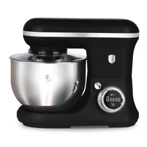 Berlinger Haus Stand Mixer 5L, 1500W, 6 Speeds Matte Black