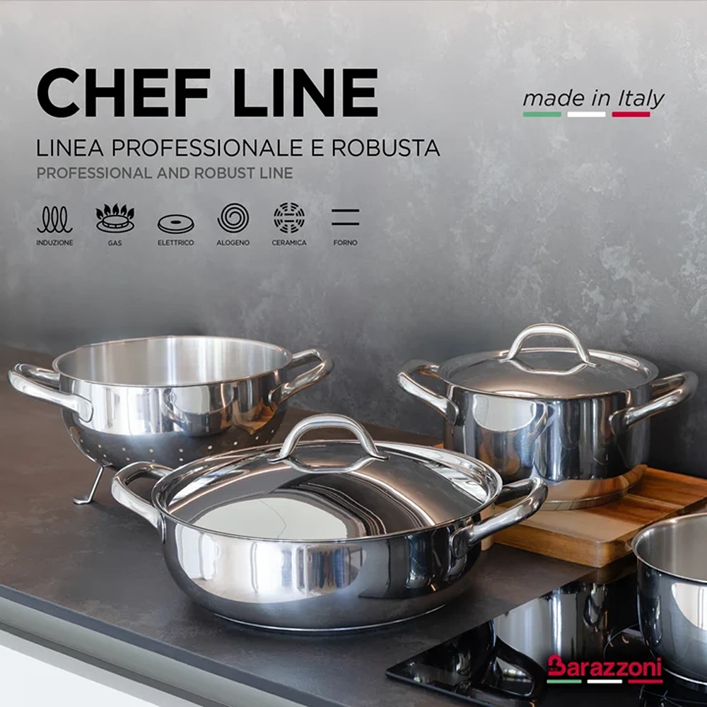Low Casserole Barazzoni Chef Line 24cm 7267117979