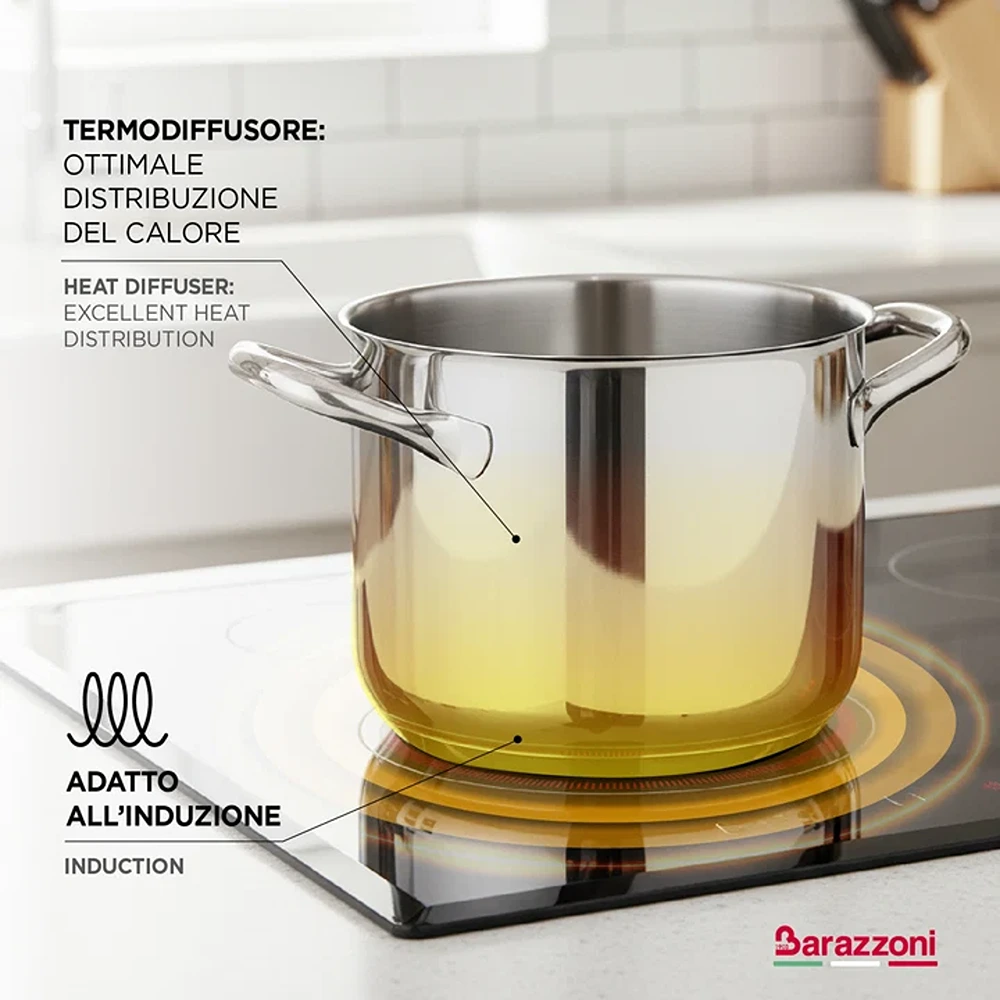 Stock Pot Barazzoni Chef Line 20cm 8007267117870