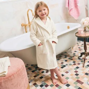 Junior 100% Cotton Hooded Bathrobe