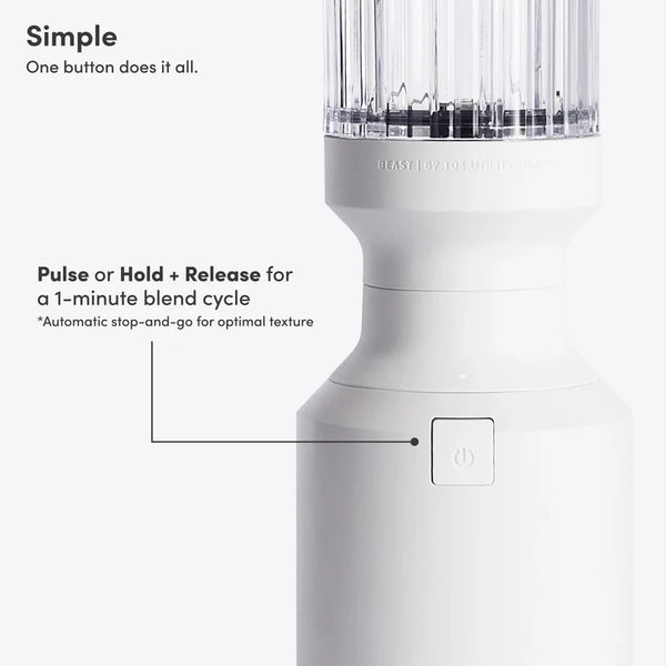 Beast Might 850 Plus Blender-Cloud White