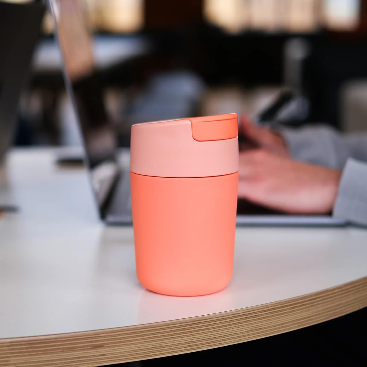 Joseph Joseph Sipp Travel Mug, Hygienic, Leakproof Reusable Mug, 