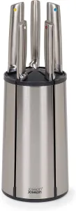 Joseph Joseph Elevate - Steel Knives Carousel 5-piece Set with Rotating Stainless-Steel Knife Block