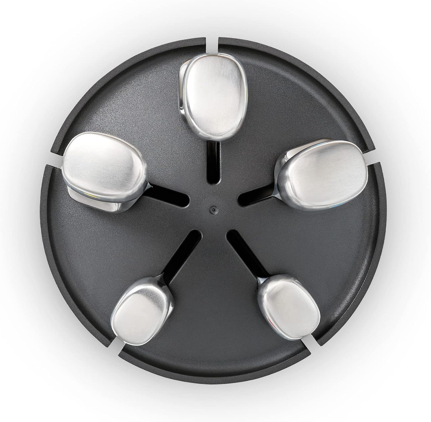 Joseph Joseph Elevate - Steel Knives Carousel 5-piece Set with Rotating Stainless-Steel Knife Block
