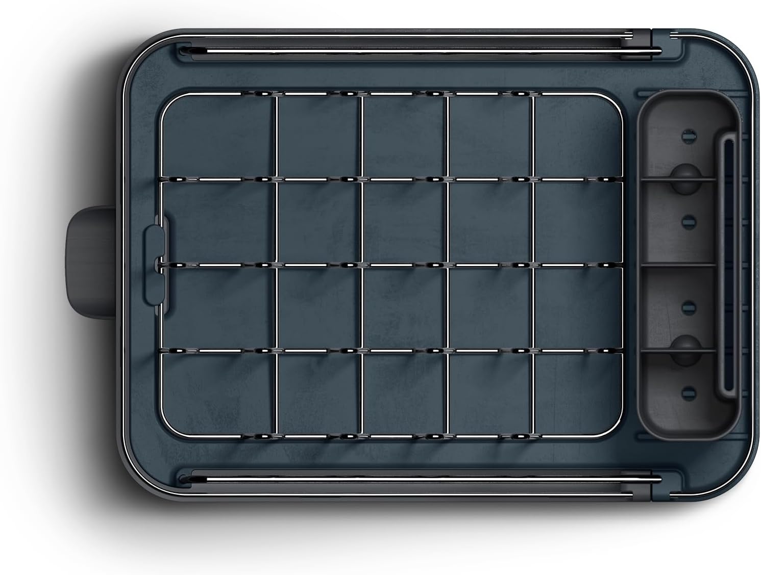Joseph Joseph Extend Slim Steel Expandable Compact Dish Drainer Rack With Removable Cutlery Holder