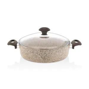 Falez Creamy Granitec Shallow Casserole  28 X 7