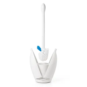 Toilet Brush W/Rim Cleaner White
