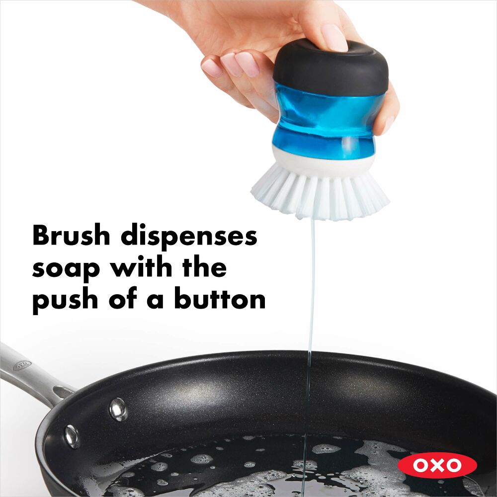 Soap Dispensing Palm Brush