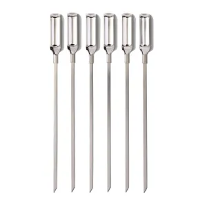6 Pc Grilling Skewer Set