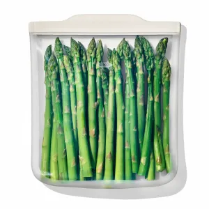 Silicone Reusable Bag Half Gallon Bag 64Oz - Oat