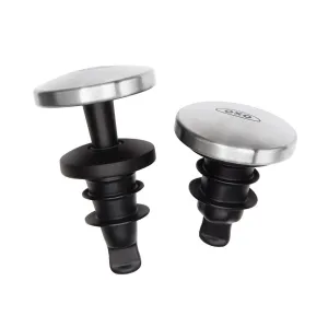 Steel Expanding Wine Stopper - 2 Pk