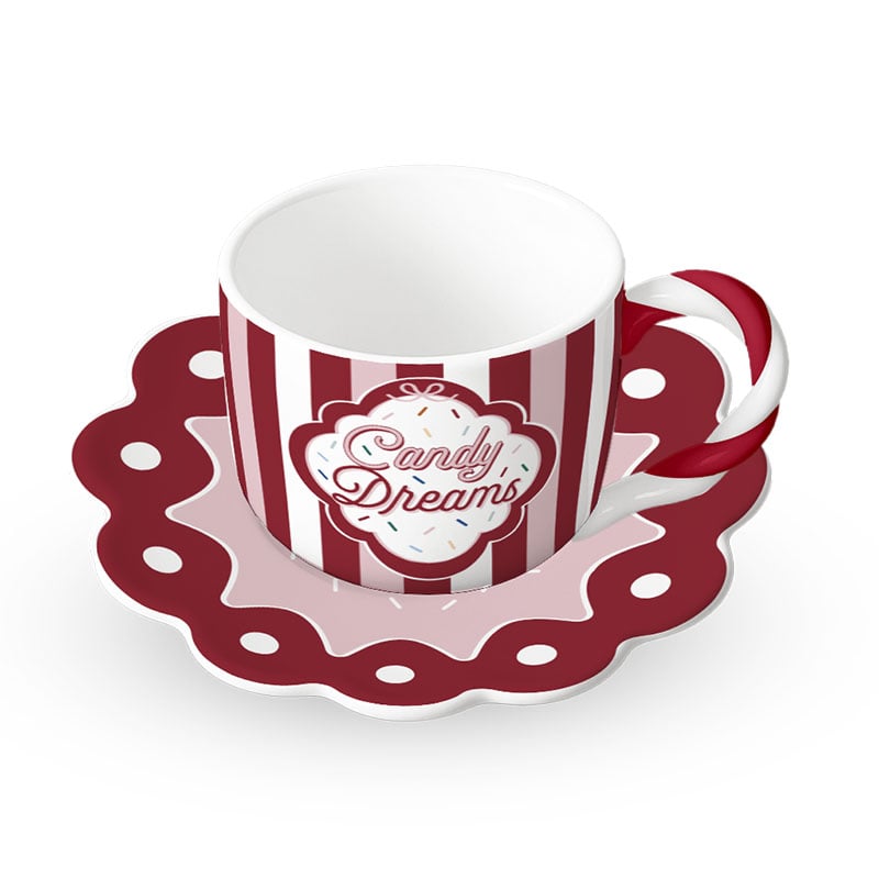 Bialetti Ncandy0040 Set 6 Stackable Coffee Cups – Candy Land