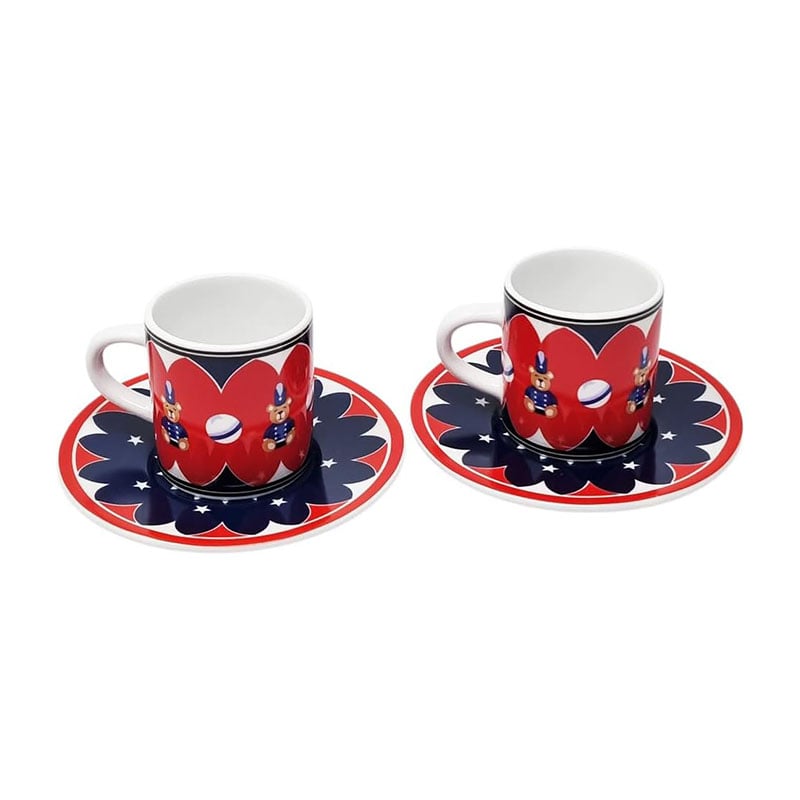Bialetti Nmwhite001 Set 2 Cups And Saucers