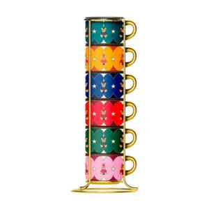 Bialetti Nmagic004 Stackable 6 Cups – Teddy Bear