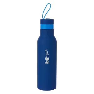 Bialetti Dcxin00018 Thermic Bottle 500Ml, Leak Proof, Screw Cap, Lid, Plastic, Blue Colo