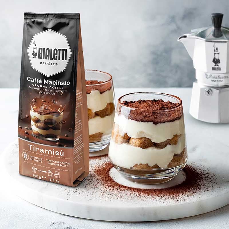 Bialetti 096080498 Ground Coffee Tiramisu, 250G