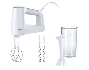 Braun Multi Mix 3 Hand Mixer 500w White