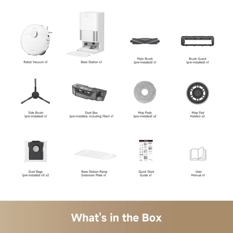  Dreame D30 Ultra White Robot Vacuum