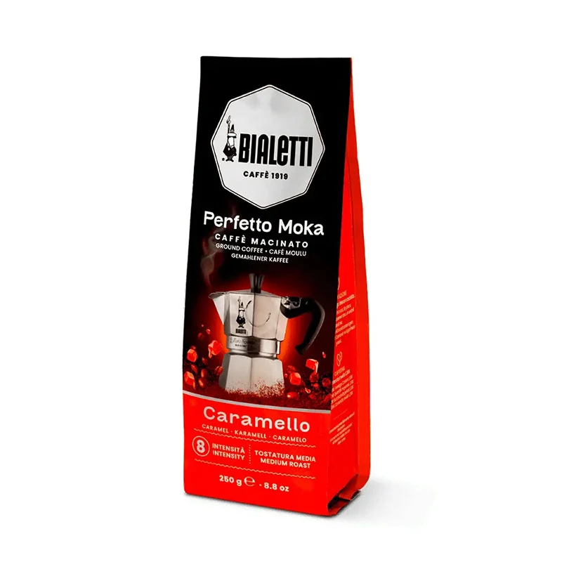 Bialetti 096080531 Ground Coffee Perfetto Moka Caramello 250G