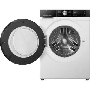 HISENSE Washer Front Load 9KG 1400RPM Inverter Steam White