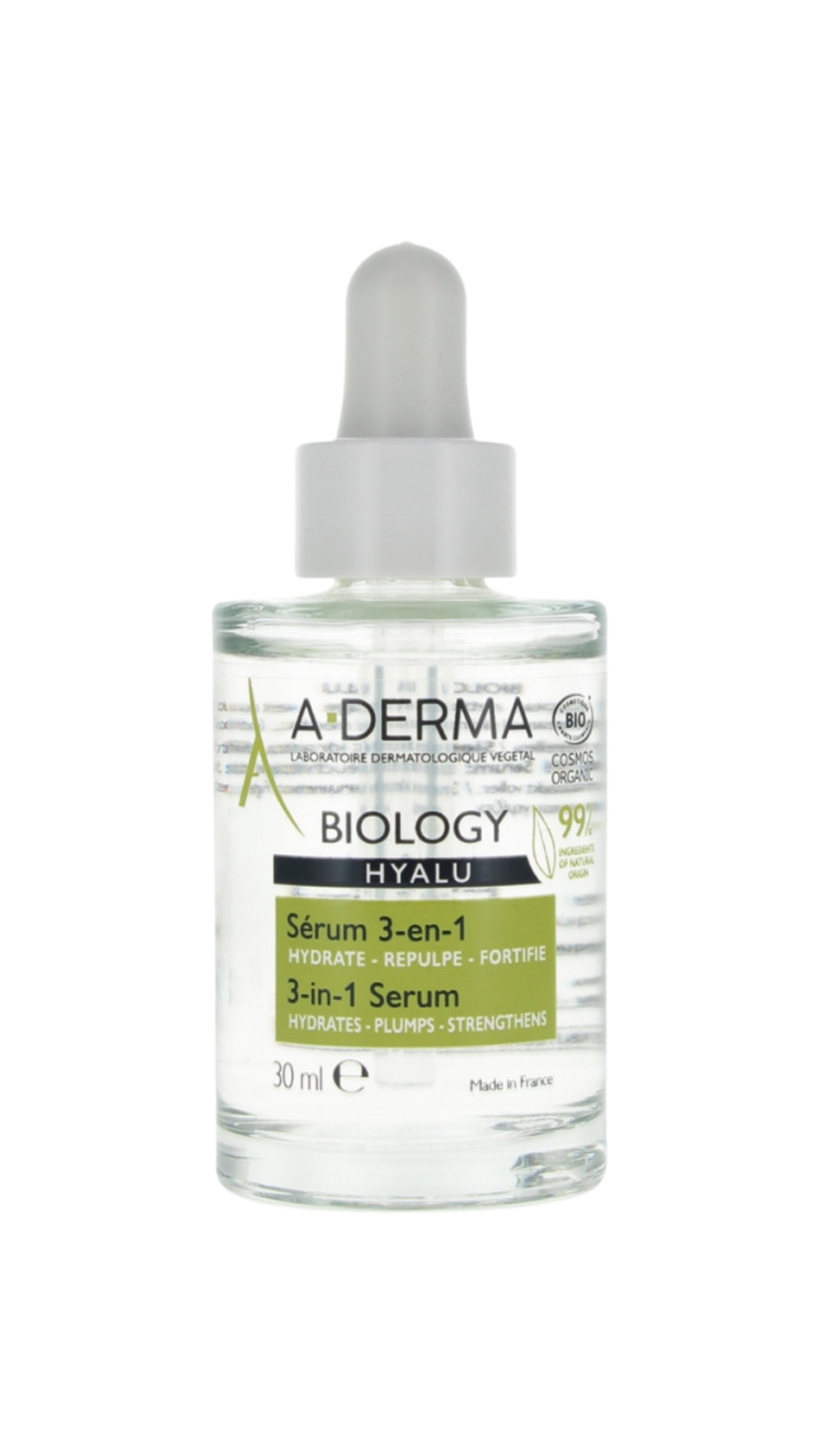 A-Derma, Biology Hyalu 3 In 1 Serum With Hyaluronic Acid