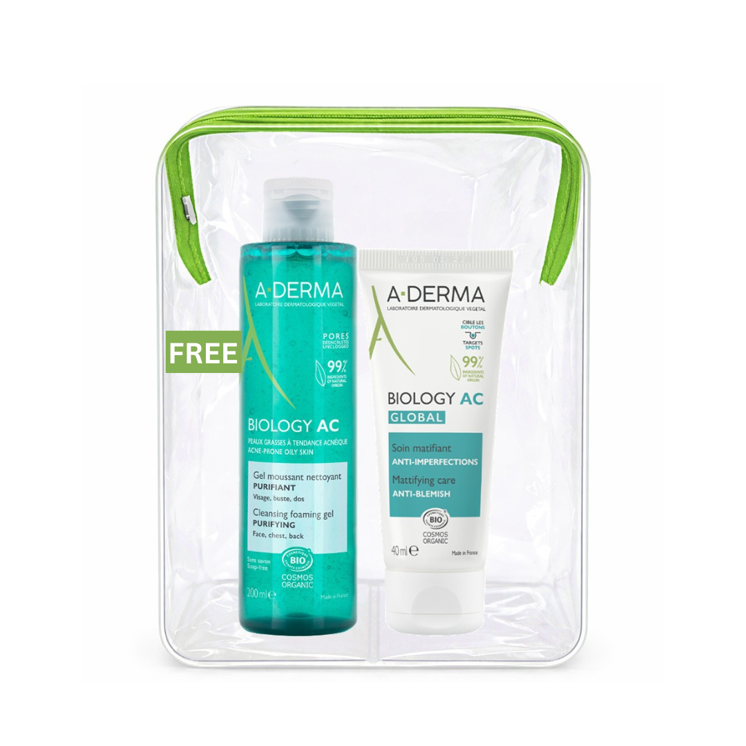 A-Derma, Biology AC Mattifying anti-blemish global treatment Bundle
