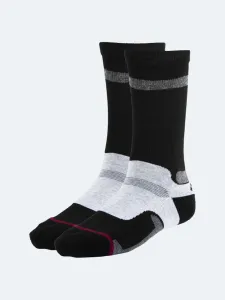 Oil And Gaz Sporty Unisex Hiking Sock  Black/D-Grey/L-Grey/Brg