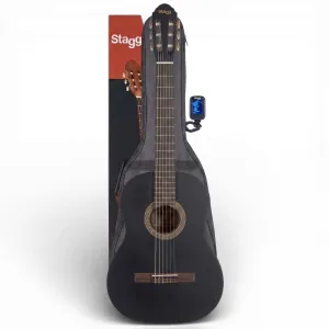 Stagg C440 Full Size Classic Guitar Package - Black