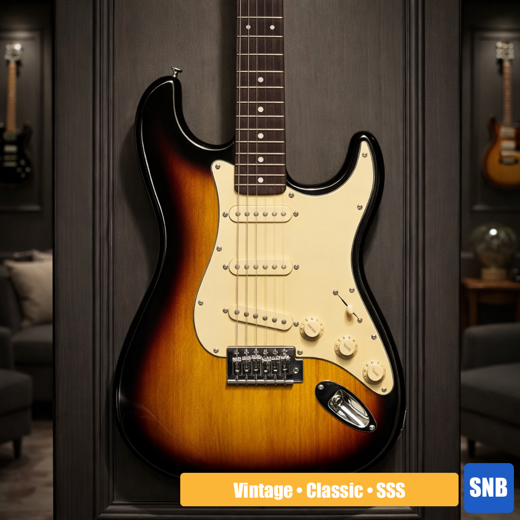 Stagg SES30 SunBurst electric guitar