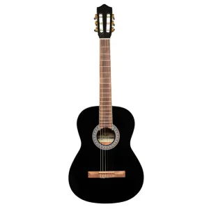 Stagg SCL60 classical guitar with spruce top Black