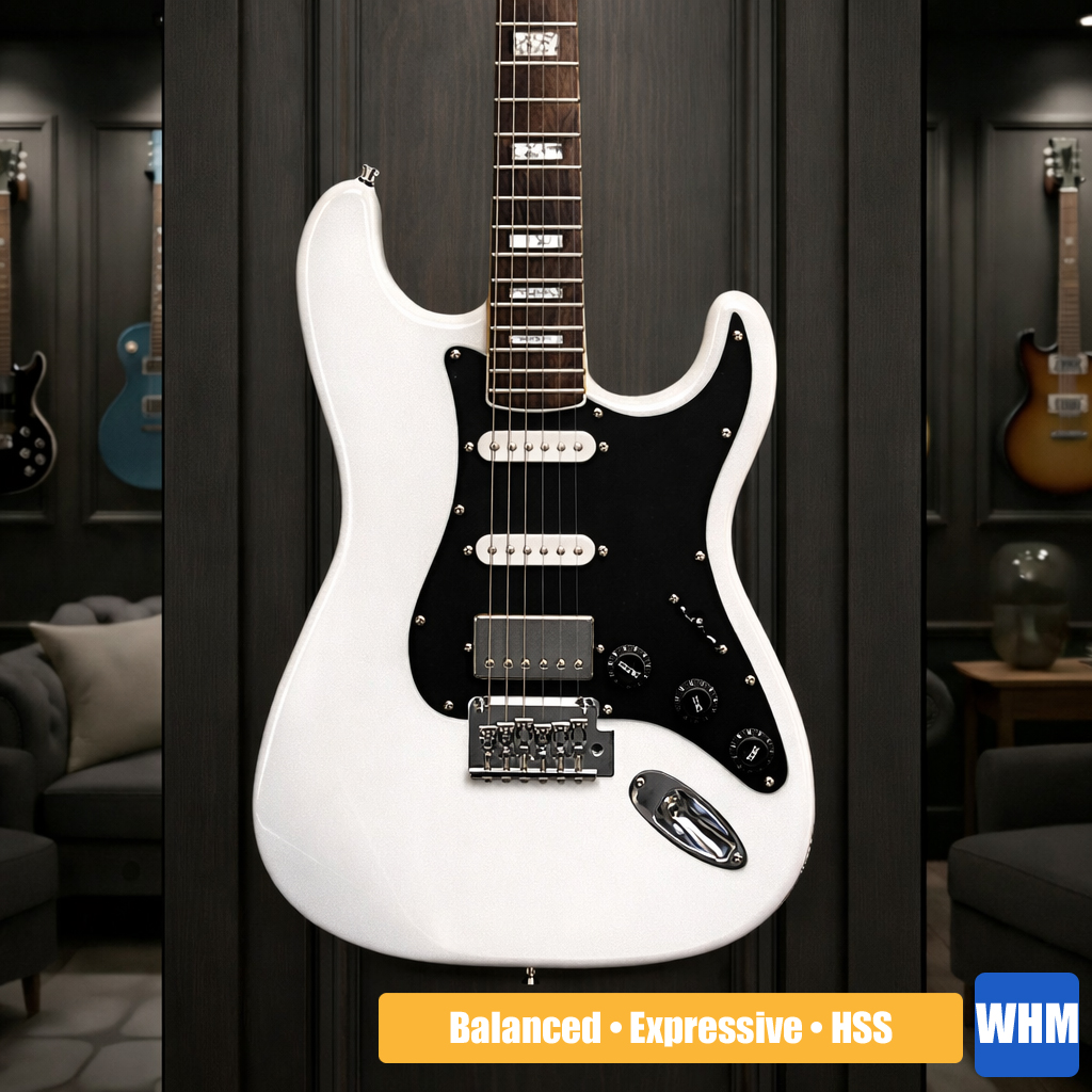 Stagg SES-60 WHB electric guitar