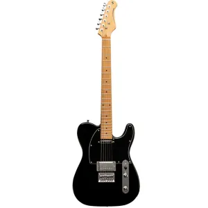 Stagg SETPLUS T vintage style electric black guitar