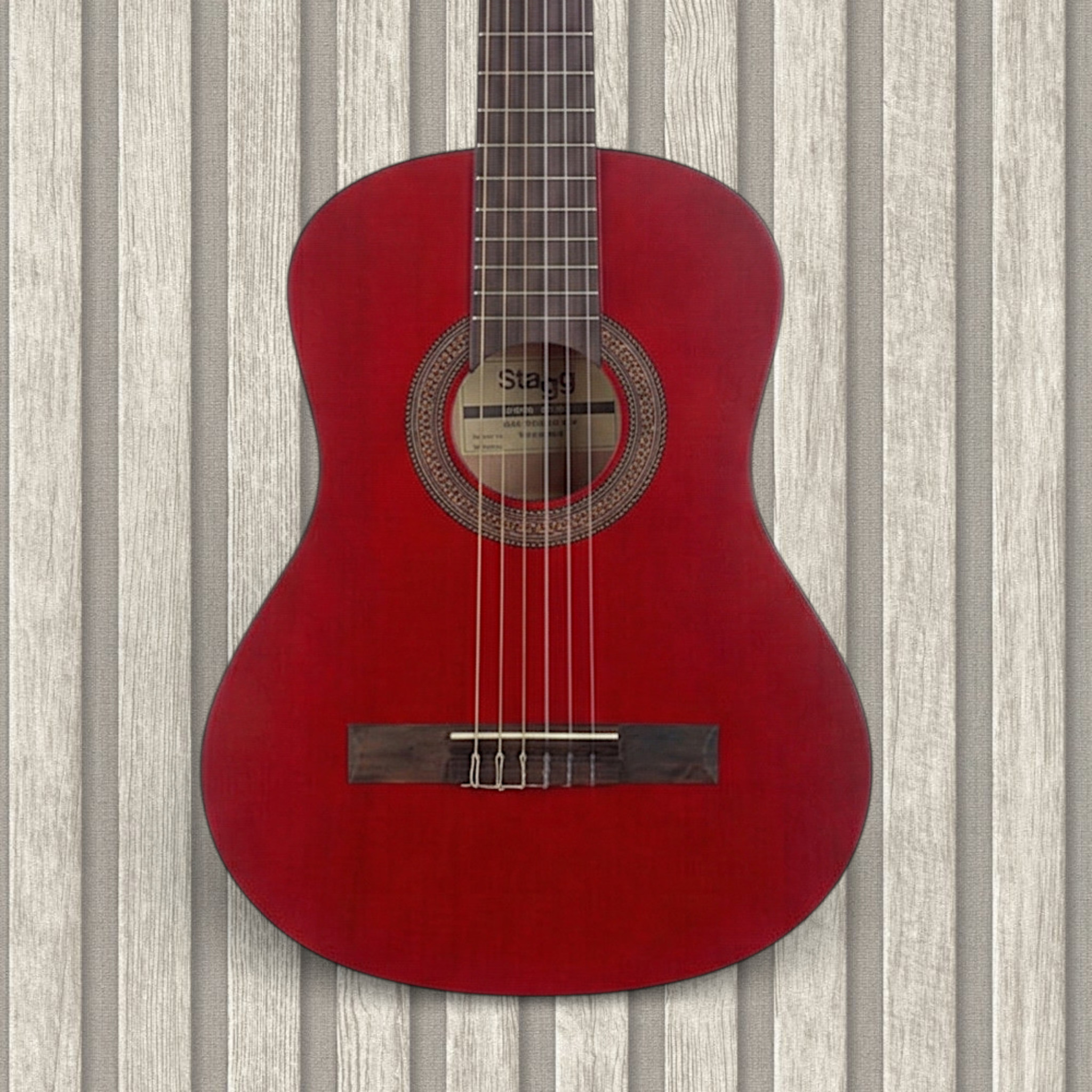 Stagg C410 Half Size Classical Guitar Matt Red