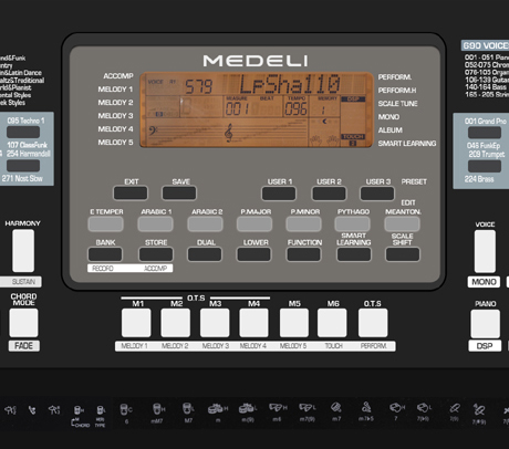 Medeli R400 oriental keyboard with Shaaby twist